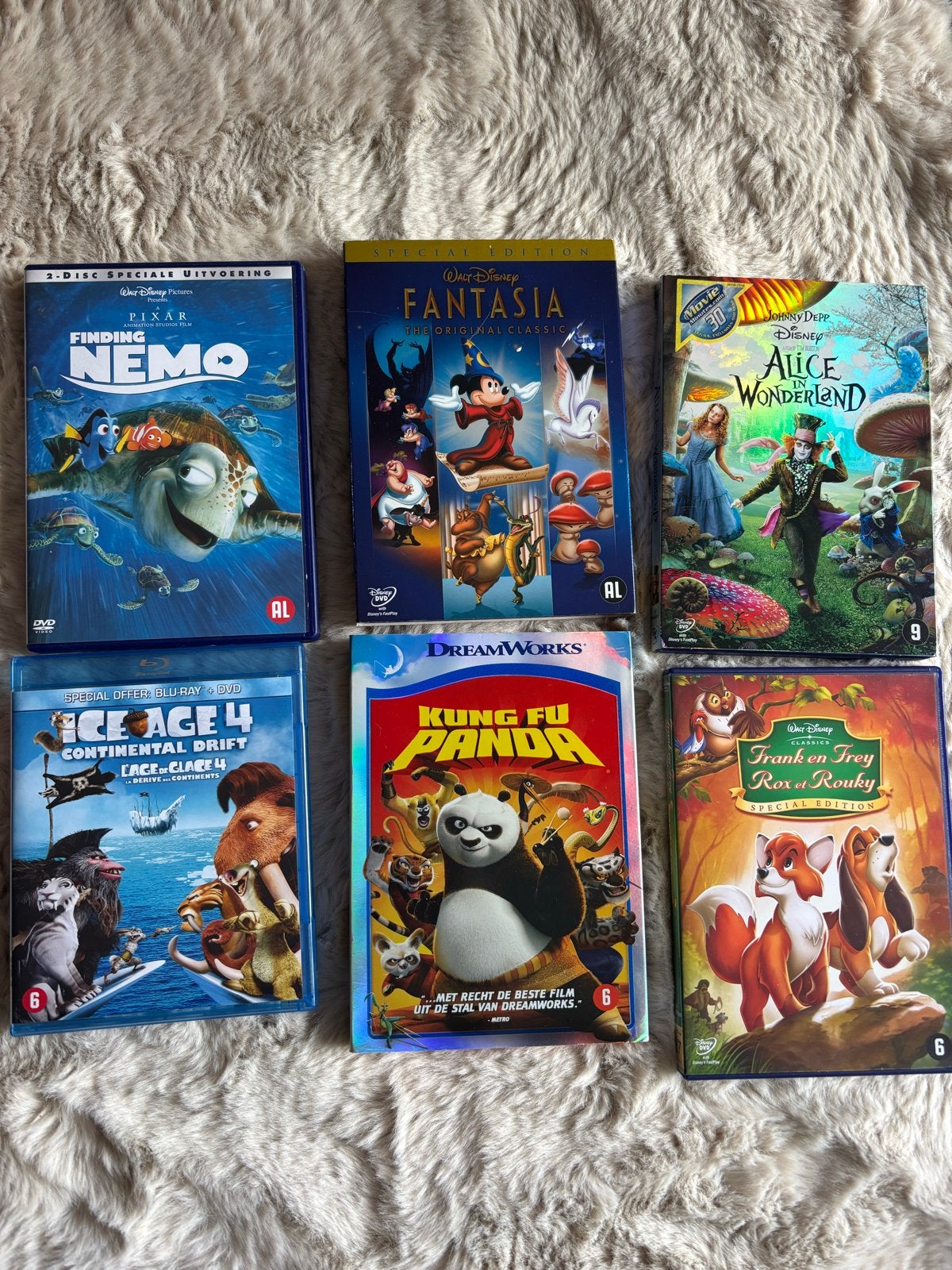 Diverse Disney & DreamWorks DVD's - Familiecollectie, Ophalen, Animatie, Alle leeftijden, Nederlands