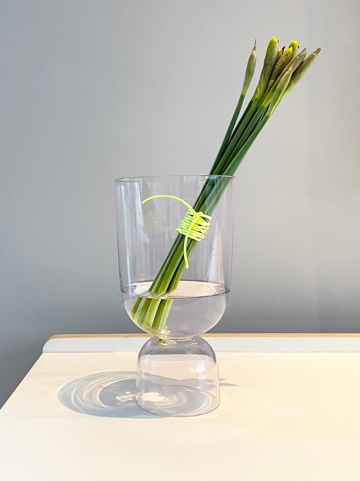 HAY Bottoms Up vase, S, soft pink, Ophalen of Verzenden, Zo goed als nieuw, Glas