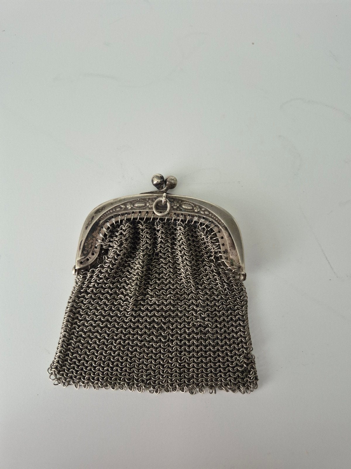 Antieke mazen beurs (portemonnee) - ca. 1900-1920, Antiek en Kunst, Ophalen of Verzenden