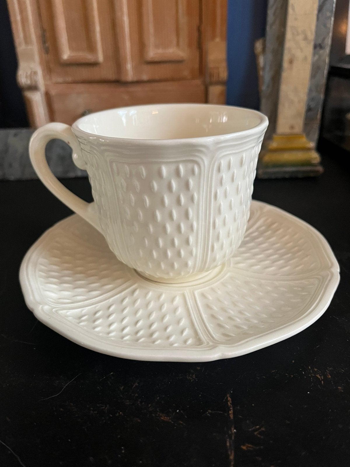 Gien kop en schotel nieuw., Huis en Inrichting, Keuken | Servies, Ophalen, Nieuw, Overige stijlen, Kop(pen) en/of Schotel(s)
