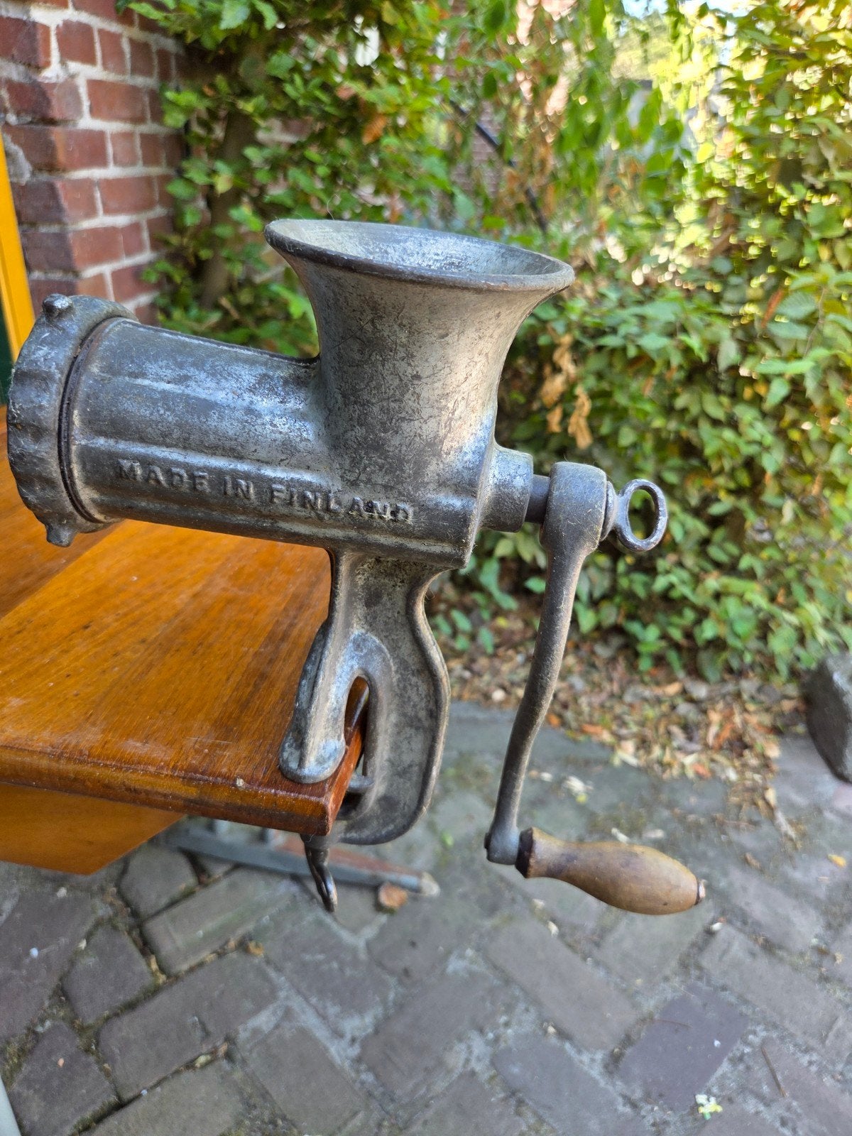 Vintage Vleesmolen, Antiek en Kunst, Ophalen