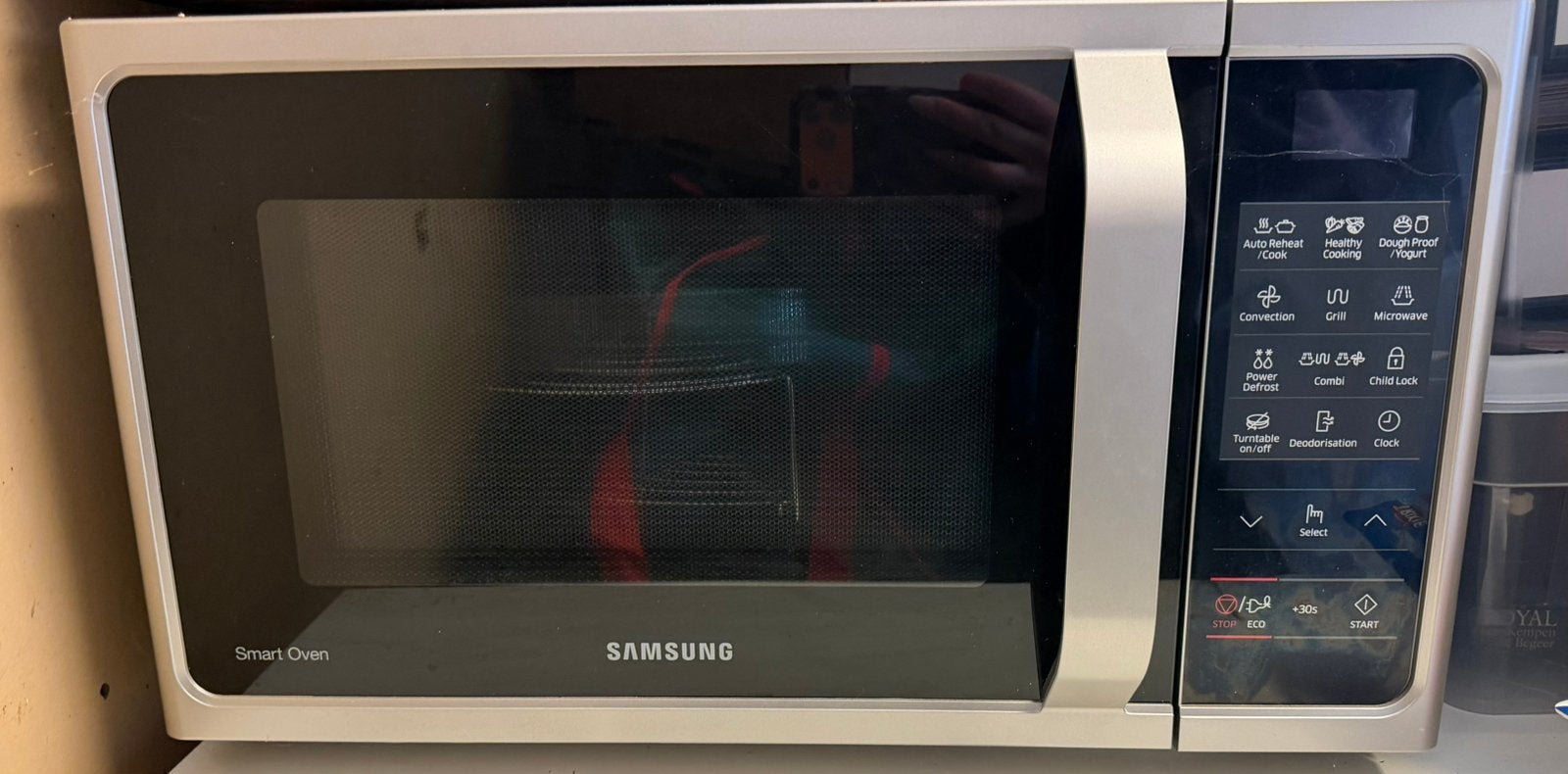 Samsung Smart Oven combimagnetron, Ophalen of Verzenden, Zo goed als nieuw, Oven, Vrijstaand