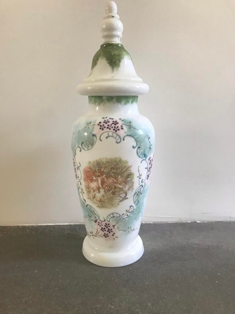 Porceleinen antieke vaas, Antiek en Kunst, Ophalen of Verzenden