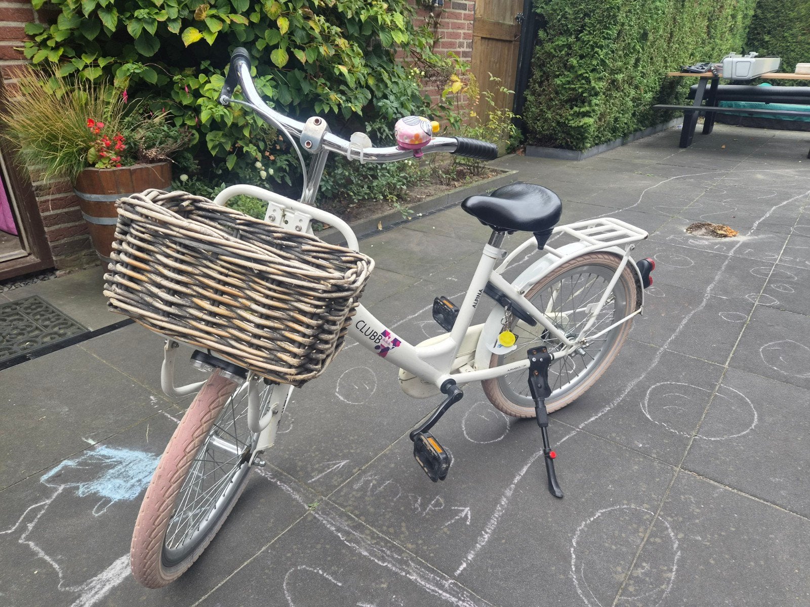 Kinderfiets 20 inch met mandje - gebruikt maar goed, Ophalen, Gebruikt, 16 tot 20 inch