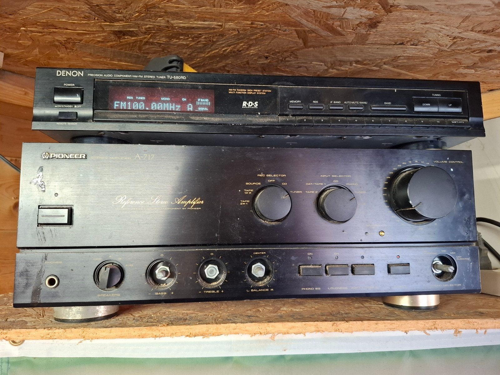mooie stereoset met bose boxen, Ophalen, Gebruikt