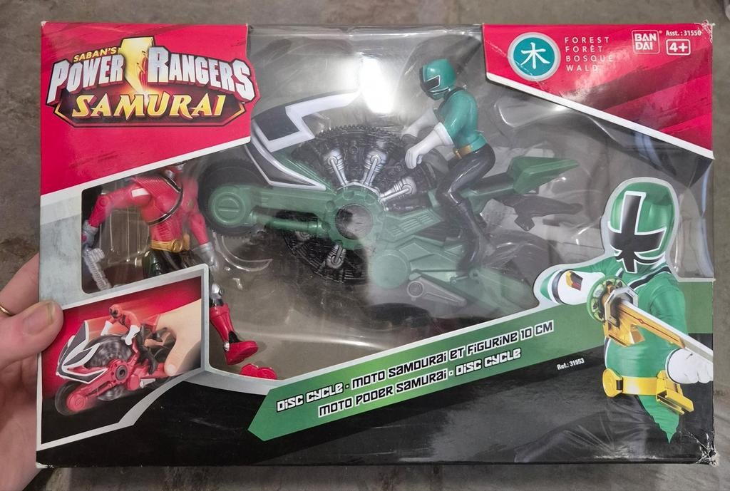 Power rangers samurai set, Ophalen of Verzenden, Zo goed als nieuw, Handmatig, Overige merken