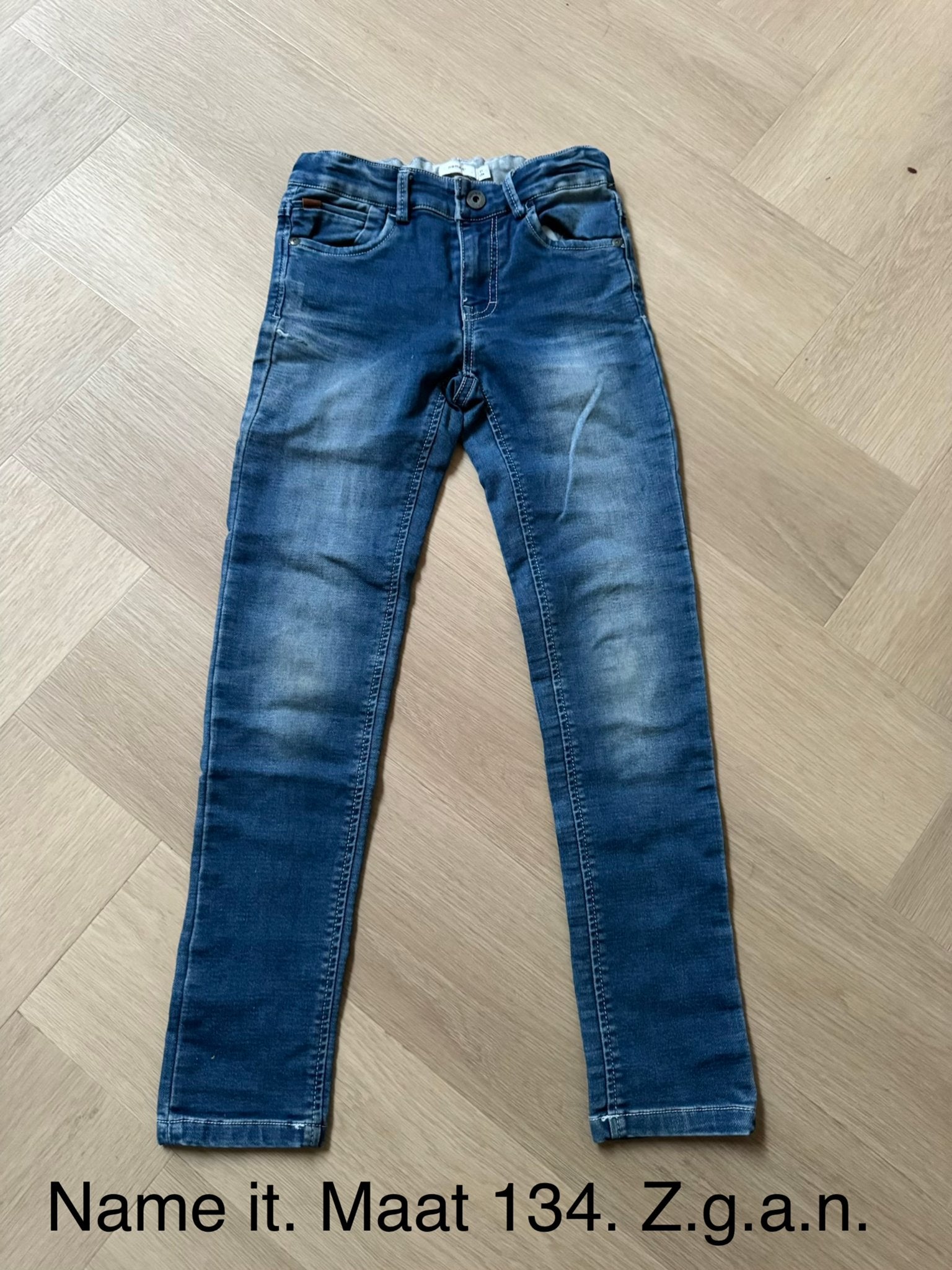 Name It spijkerbroek maat 134 - Zo goed als nieuw, Kinderen en Baby's, Ophalen of Verzenden, Zo goed als nieuw, Jongen, Broek