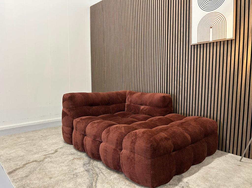Fat Joe - Bank - Chaise Lounge XL - Burgundy 34 -Nette Staat, Ophalen of Verzenden, Zo goed als nieuw, 150 cm of meer, Vierpersoons of meer