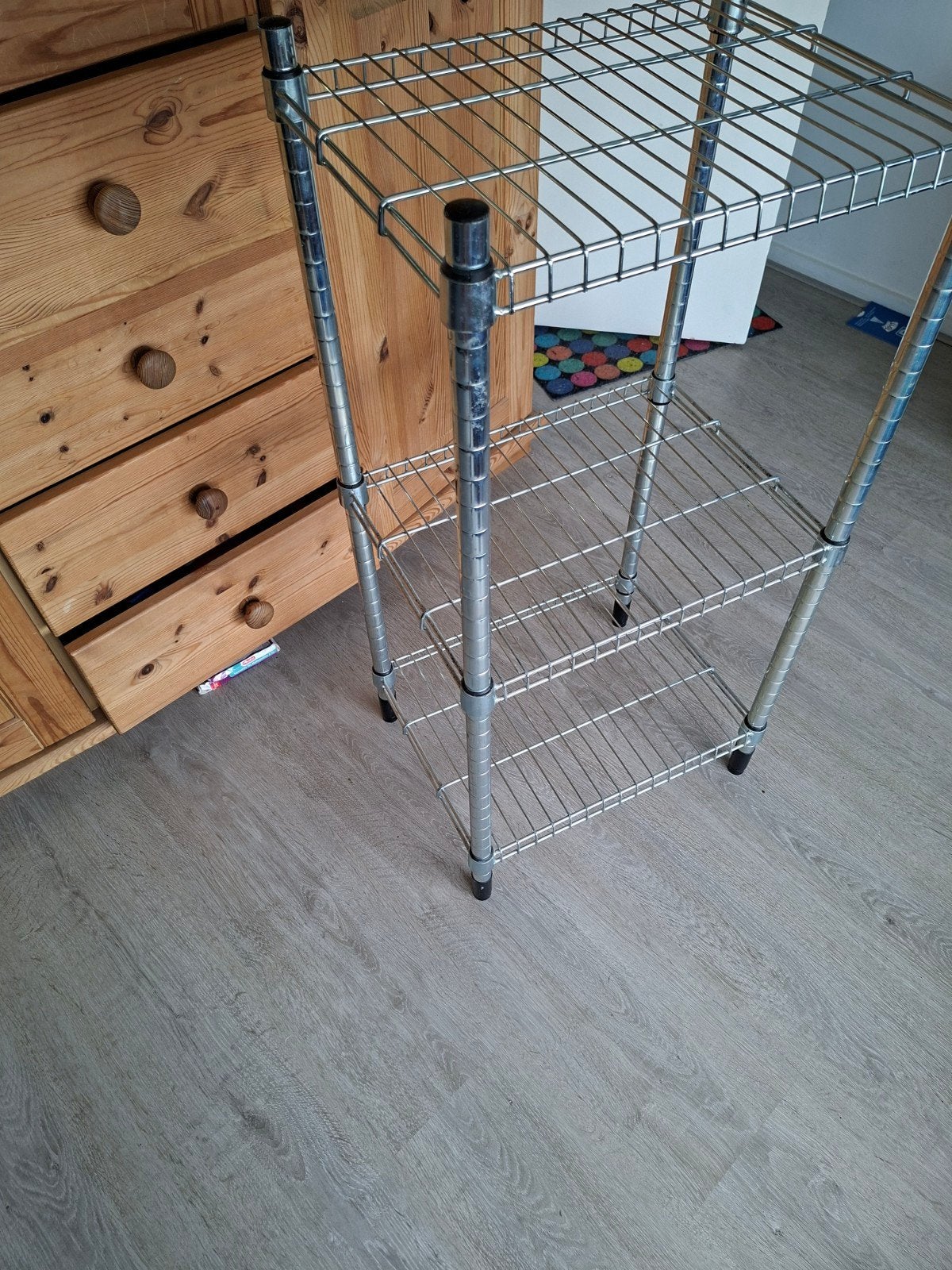 Rvs rek verstelbaar op diverse hoogtes( legplanken), Ophalen, Wasrek