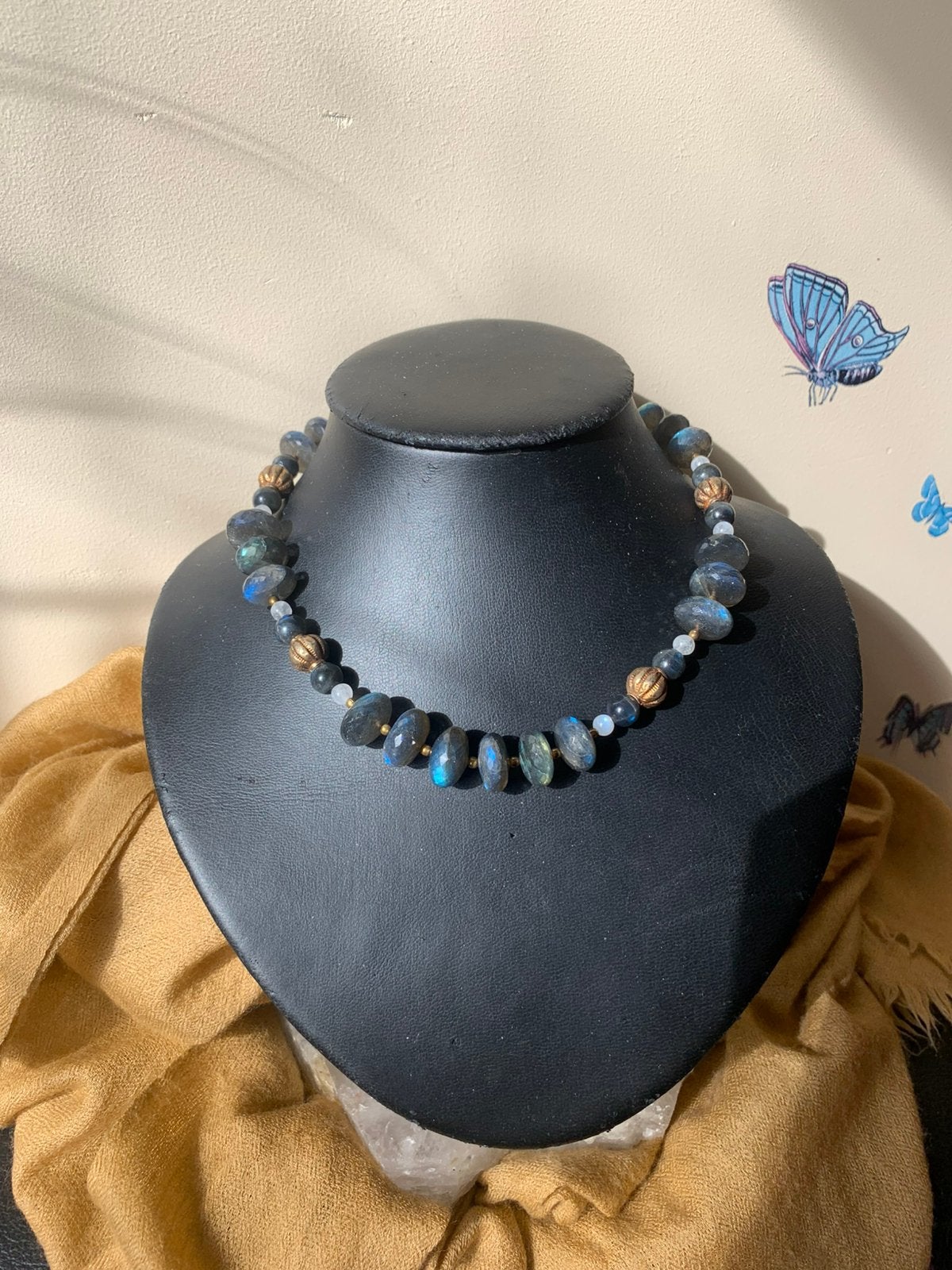Labradoriet topkwaliteit zilver maansteen beschermt SALE, Blauw, Magnolia11, Nieuw, Ophalen of Verzenden