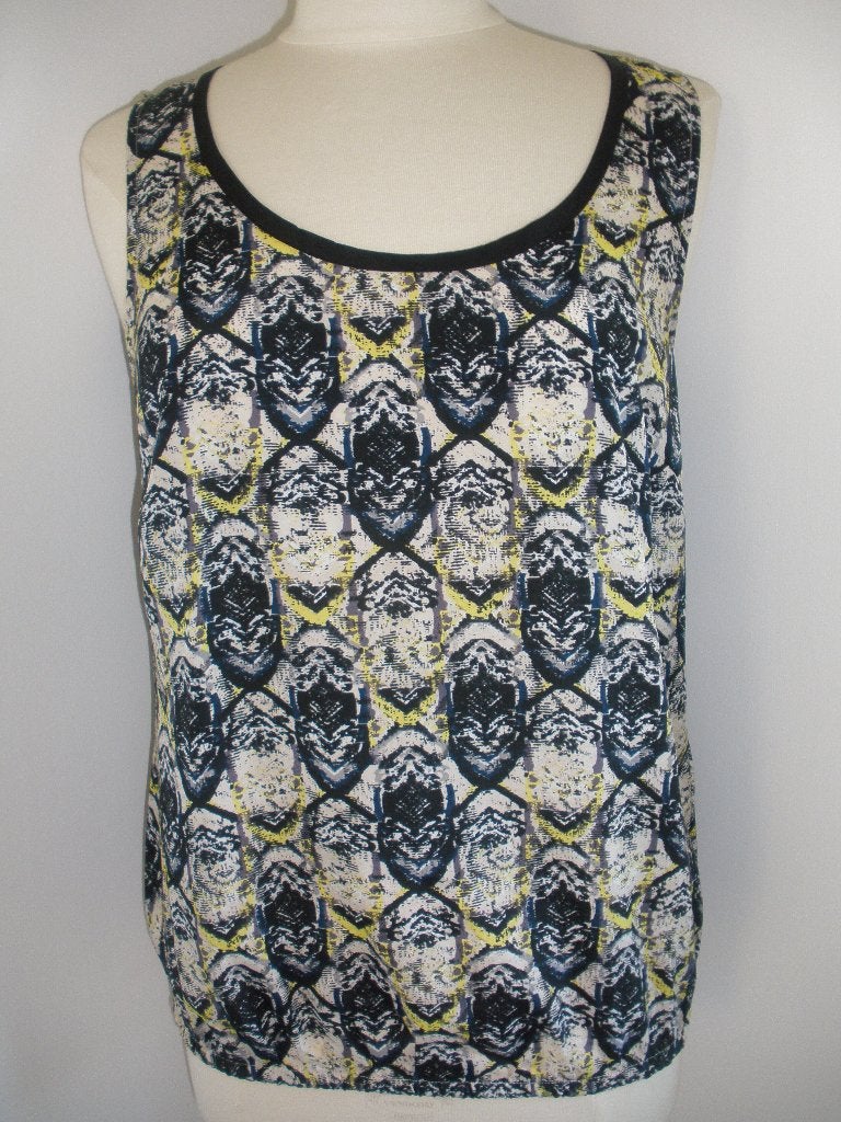 VILA top beige zwart lime maat M - nieuw -, Kleding | Dames, Maat 38/40 (M), Beige, Vila, Nieuw