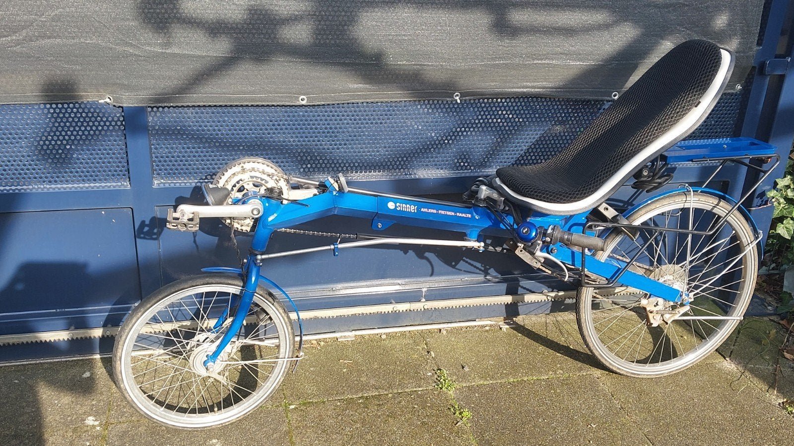Sinner Record Comfort ligfiets - Blauw, Gebruikt, Ophalen, Onderstuur, Schijfrem, Sinner