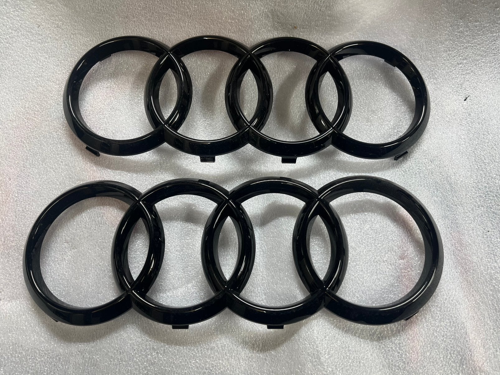 Orginele Audi Logo’s Zwart, Auto-onderdelen, Ophalen of Verzenden, Nieuw, Audi