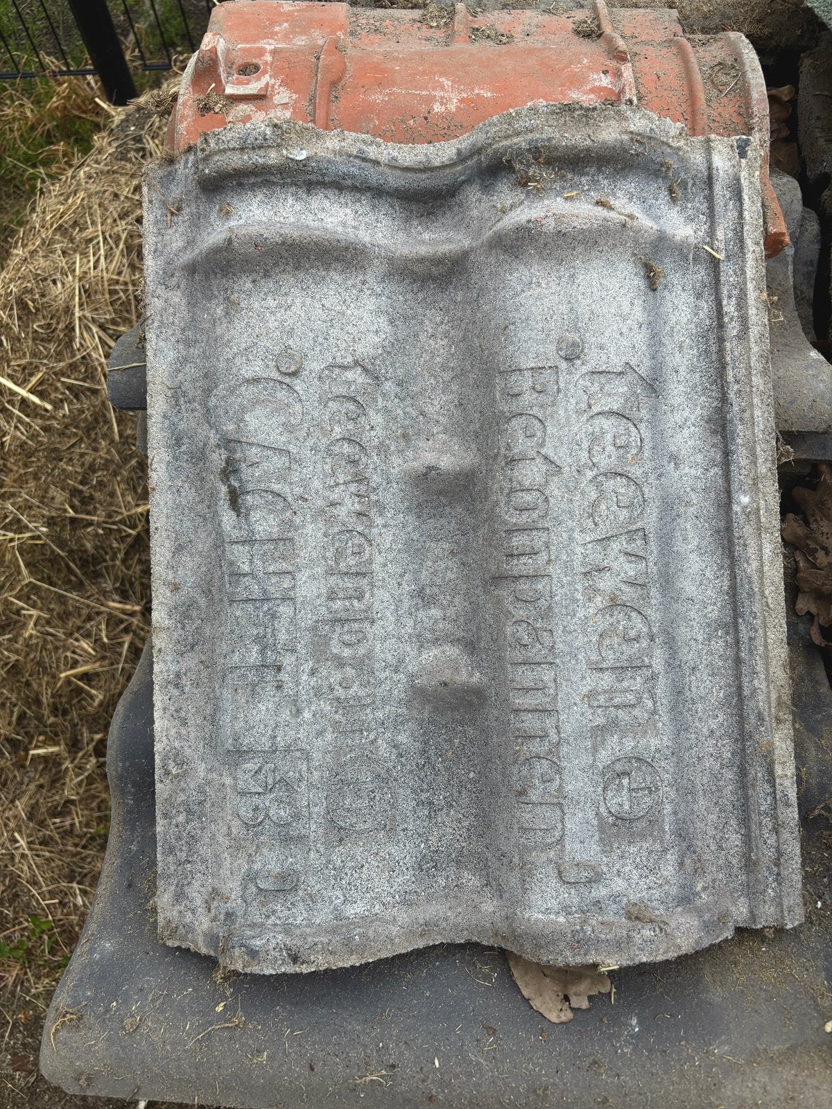 Sneldekpan Teewen beton, Ophalen, Gebruikt, Steen of Klei, 5 tot 10 m²