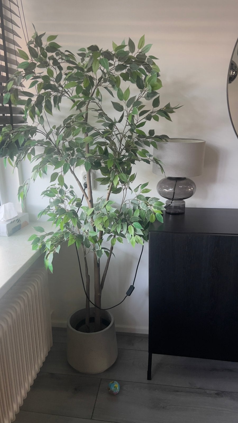 Kunstplant ikea met pot, Ophalen of Verzenden, Zo goed als nieuw