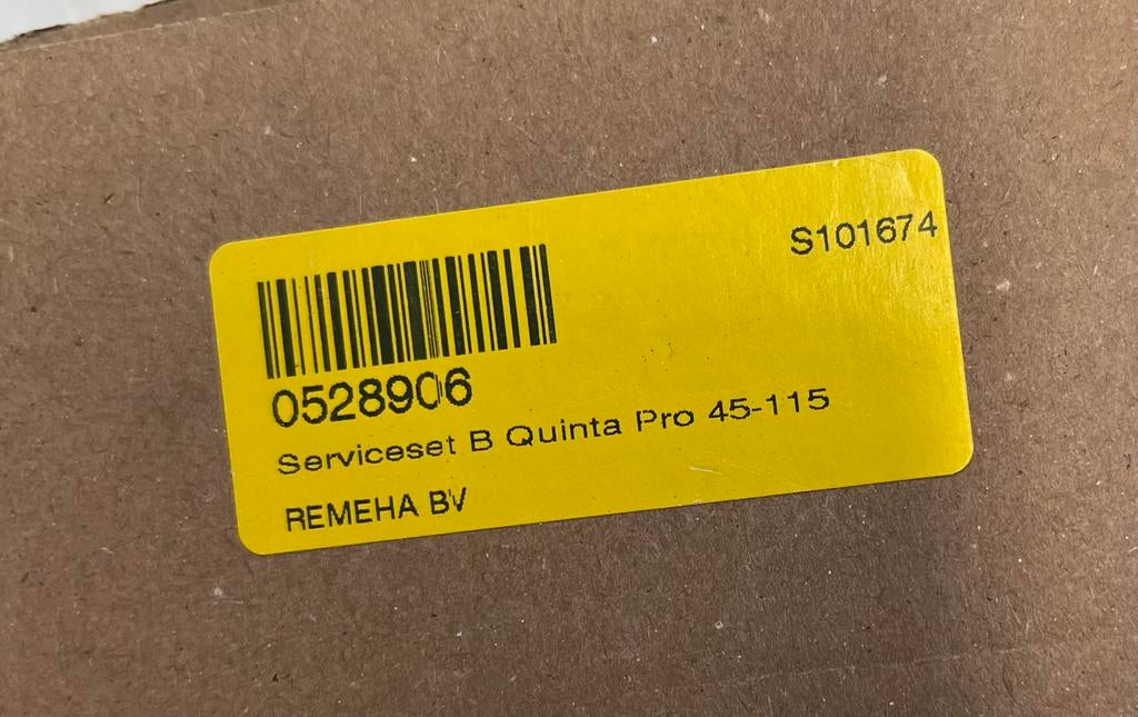 Remeha service set B Quinta-pro 45/115, Minder dan 30 cm, Cv-ketel of Combi-ketel, Minder dan 60 cm, Ophalen of Verzenden
