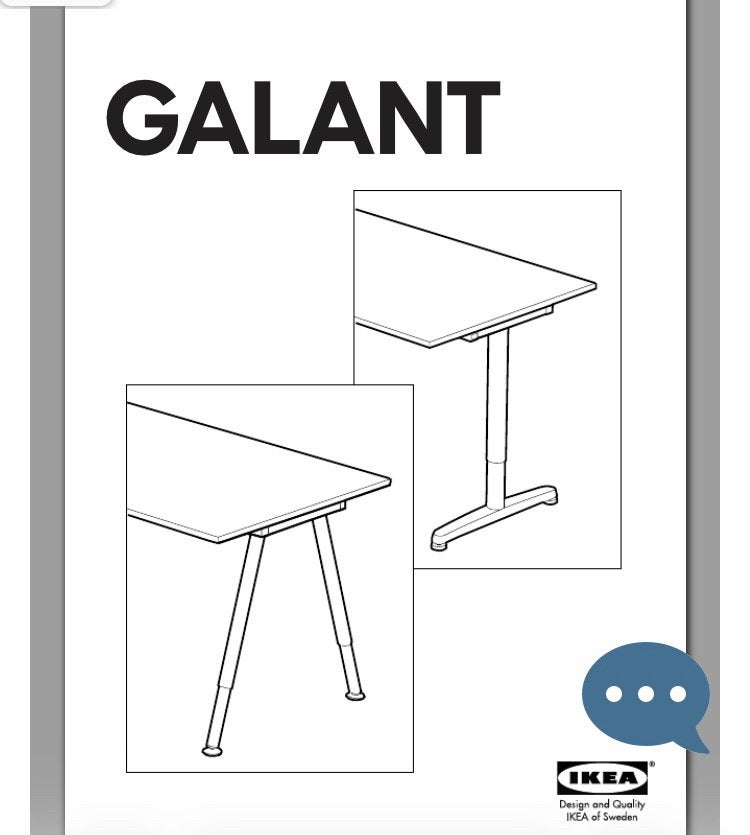 Burau IKEA Galant wit, Ophalen, 160 cm, In hoogte verstelbaar, Spaanplaat of MDF