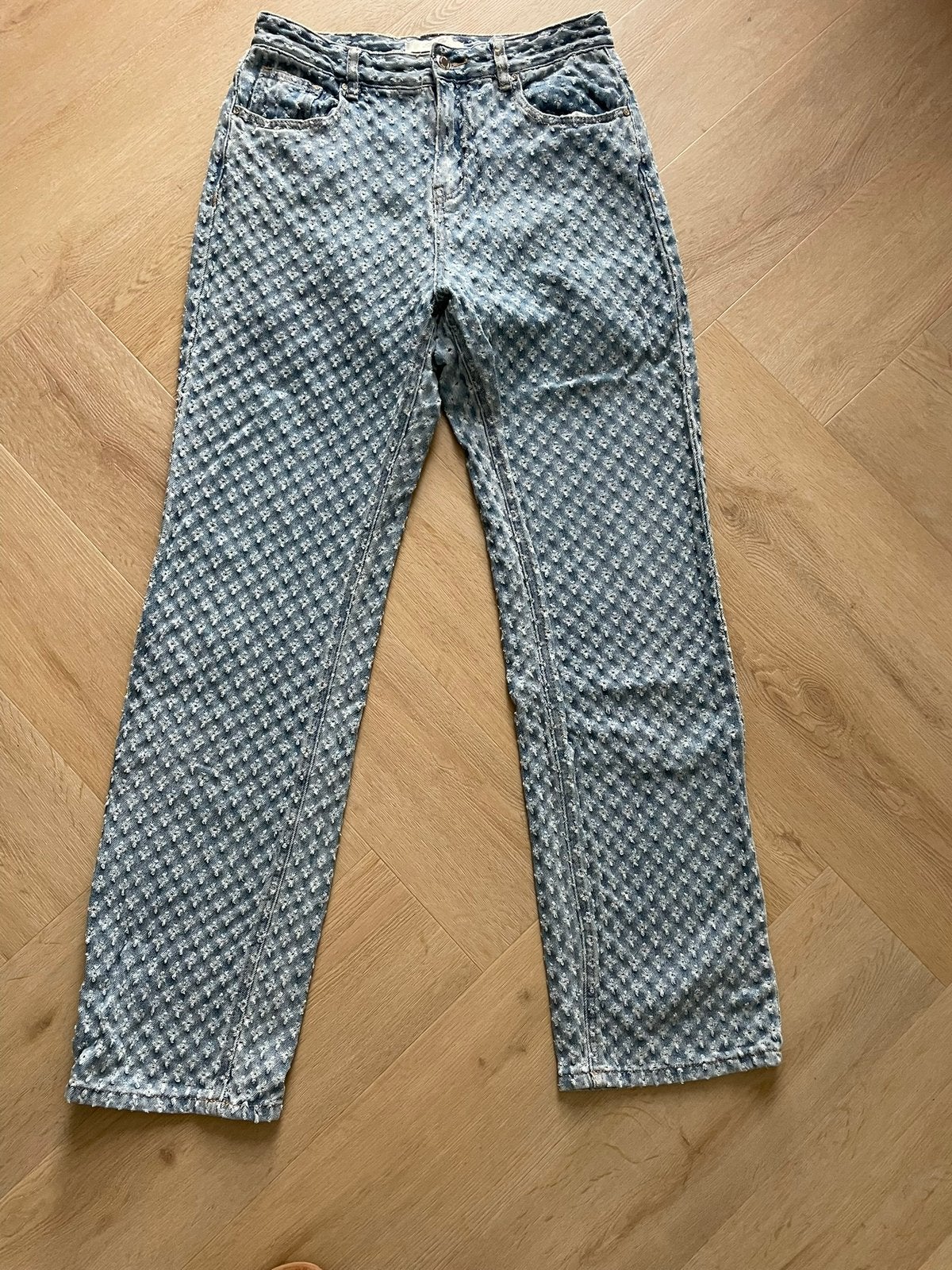 Straight Leg Jeans Meet Me There, See See Paris maat 38, Maat 38/40 (M), Blauw, Ophalen of Verzenden, Zo goed als nieuw