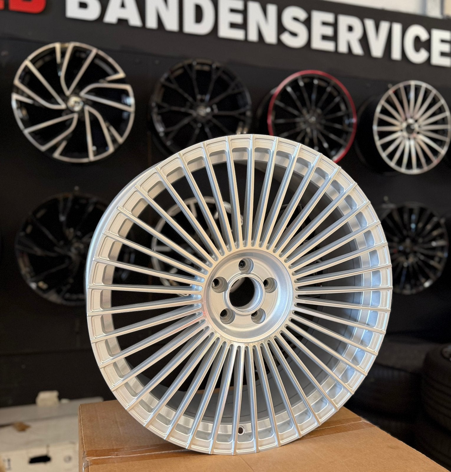 22 inch velgen silver polished 5x112 mercedes gle gls s, Auto-onderdelen, Banden en Velgen, Velg(en), Nieuw, Overige maten, Ophalen of Verzenden
