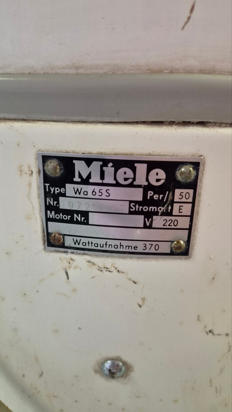 Foto 5 van Vintage Miele Wa 65S Wasmachine met Wringer - Antiek