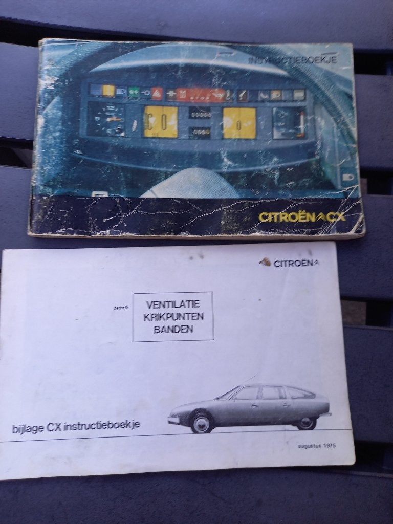 Citroën CX Instructieboekje - 1975, Auto diversen, Handleidingen en Instructieboekjes, Ophalen of Verzenden