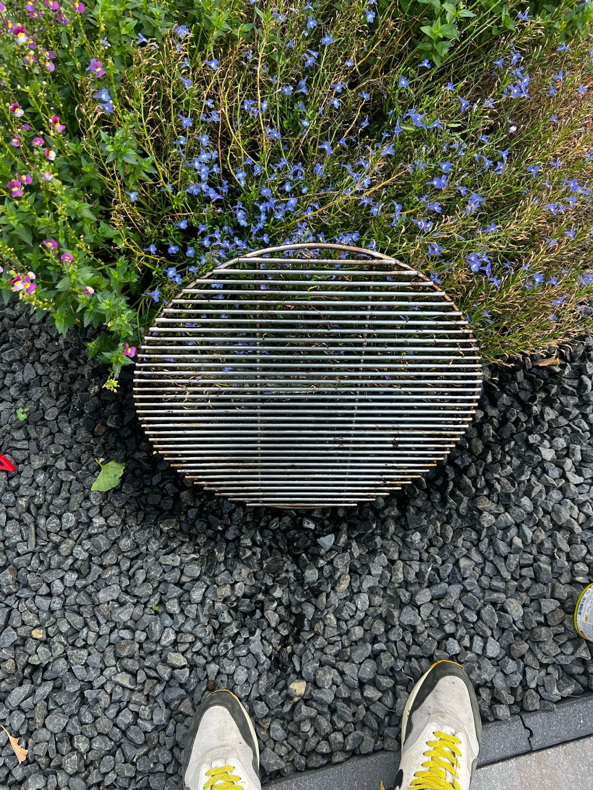 RVS Rooster voor Bastard Large BBQ, Ophalen of Verzenden, Gebruikt