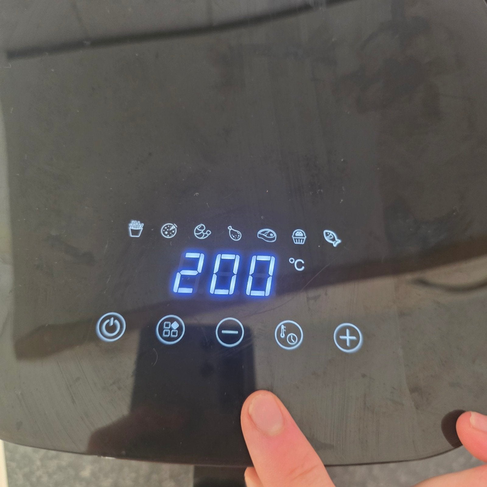 Foto 4 van Zo goed als nieuwe Airfryer XXL met digitaal display