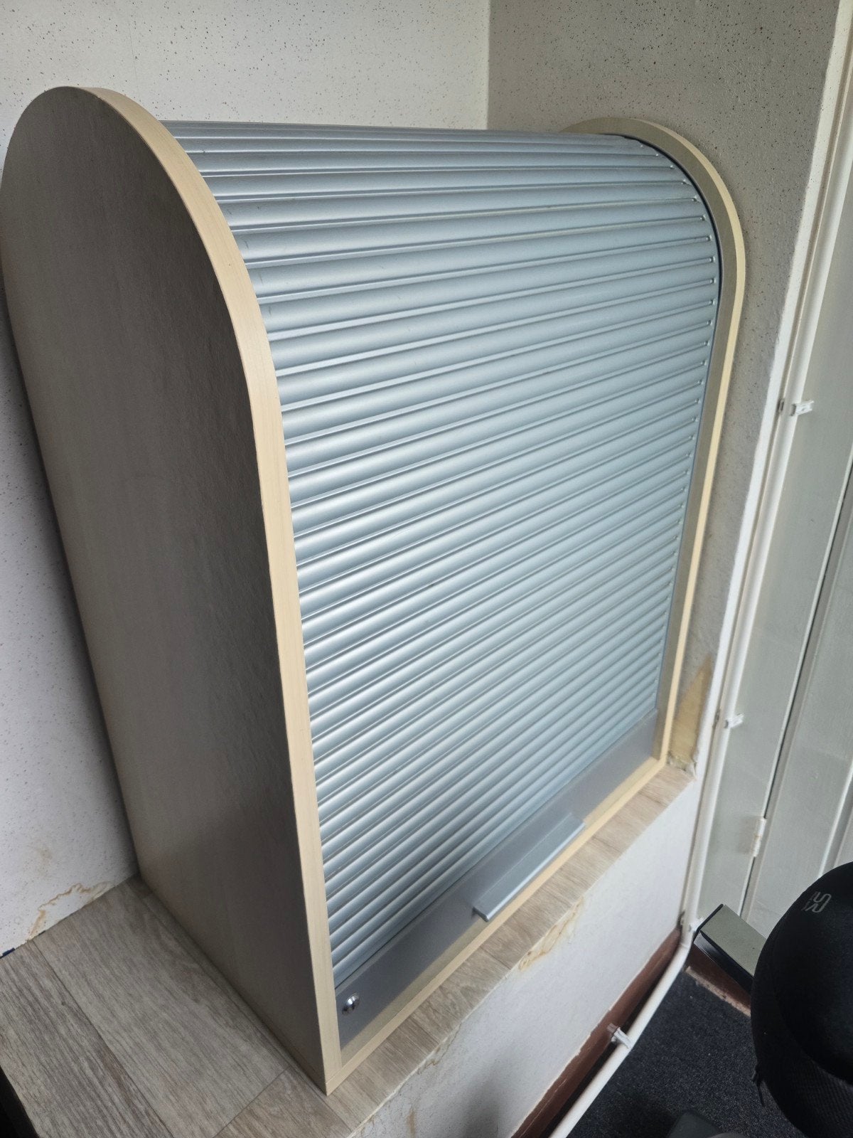 Compact rolluikkastje met 2 planken, Huis en Inrichting, Ophalen, Gebruikt