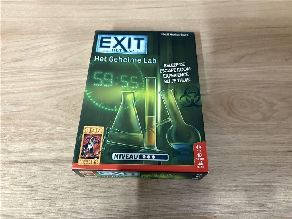 exit het spel het geheime lab [3362], Verzenden, Zo goed als nieuw