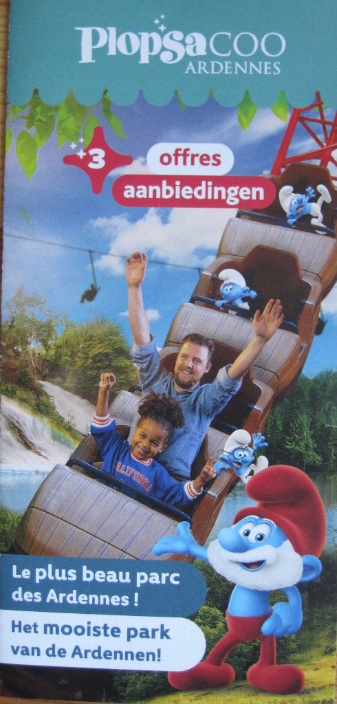 folder van PlopsaCoo in de Ardennen, Ophalen of Verzenden, Zo goed als nieuw, Folder