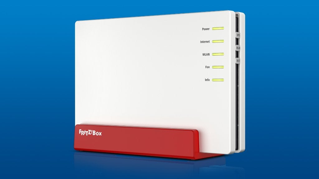 FRITZ!Box 7581, Ophalen of Verzenden, Zo goed als nieuw, Router met modem, Fritz!Box