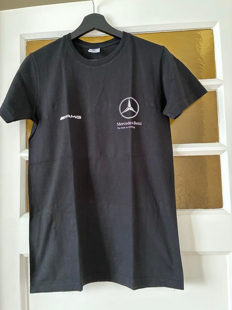 Mercedes-Benz AMG T-shirt Zwart - Maat XS en L, Ophalen of Verzenden, Zo goed als nieuw, Maat 48/50 (M), Zwart