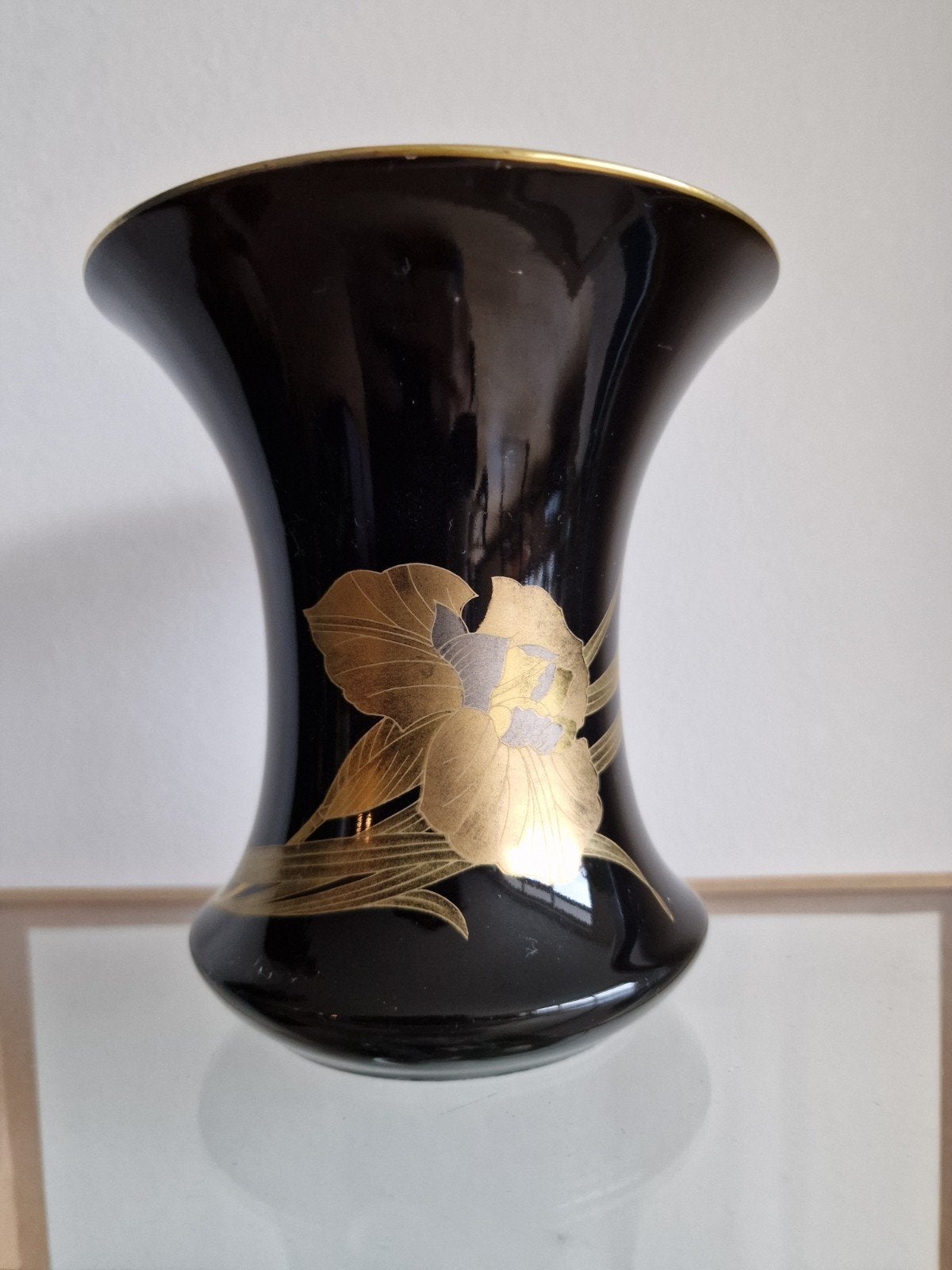 Vintage vaas Leonardo Caprice, Ophalen of Verzenden, Goud