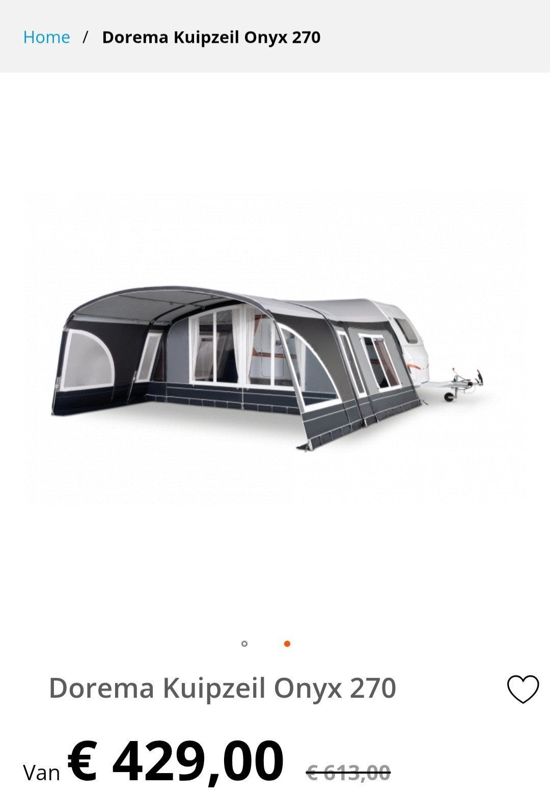 Te koop, Caravans en Kamperen, Ophalen