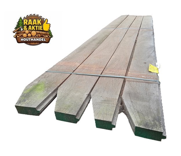 3.9 m2 Azobé hardhouten damwand 6 cm dik - nr: DW74, Tuin en Terras, Palen, Balken en Planken, Ophalen, 250 cm of meer, Planken