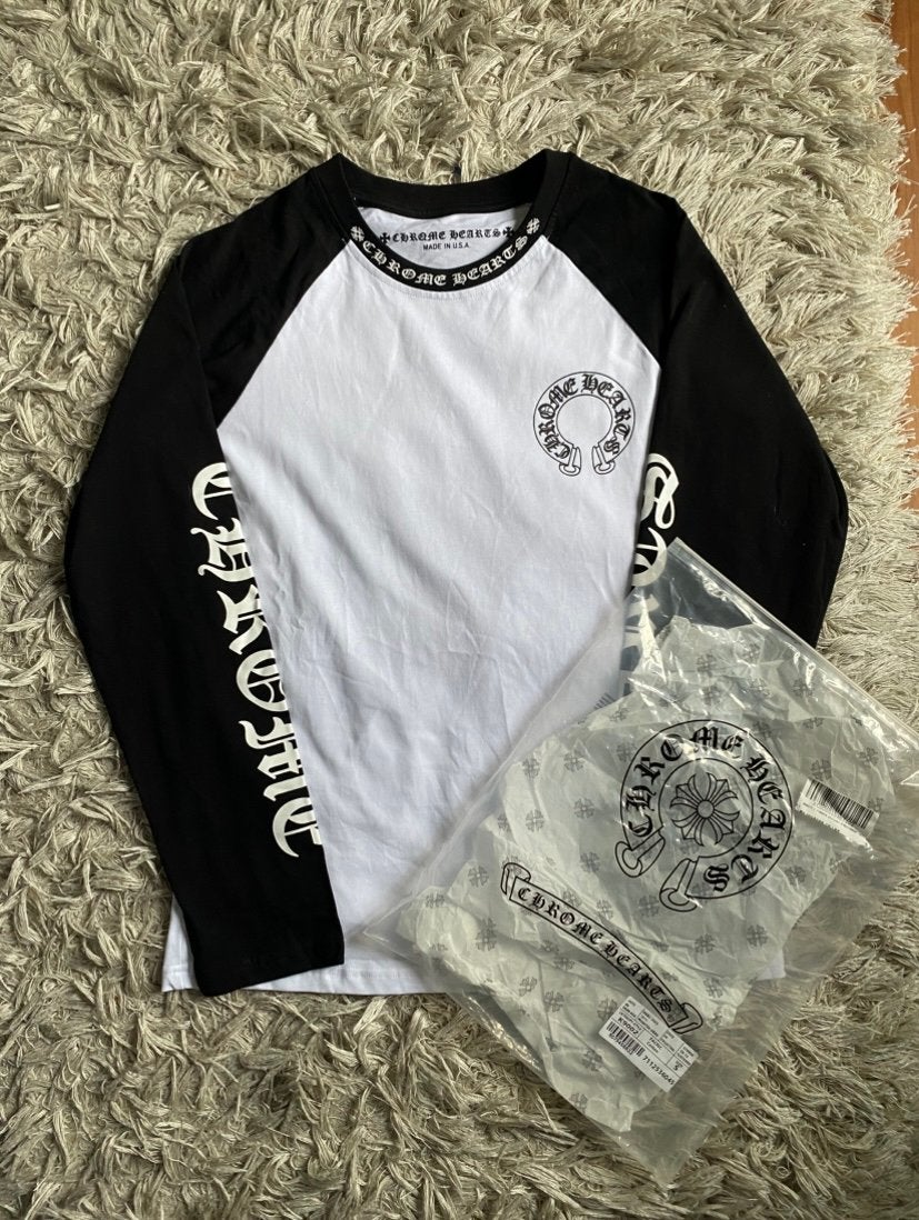 Chrome Hearts longsleeve, Kleding | Heren, Verzenden, Zo goed als nieuw, Zwart