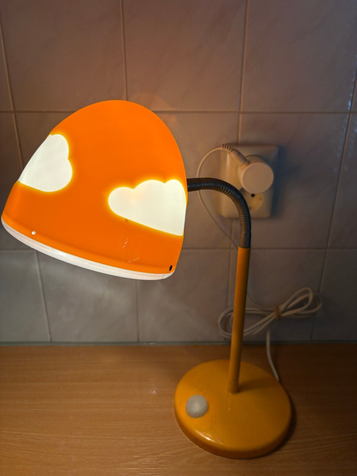 IKEA Skojig lamp - A0308, Huis en Inrichting, Gebruikt, Vintage, Oranje, Overige fittingen