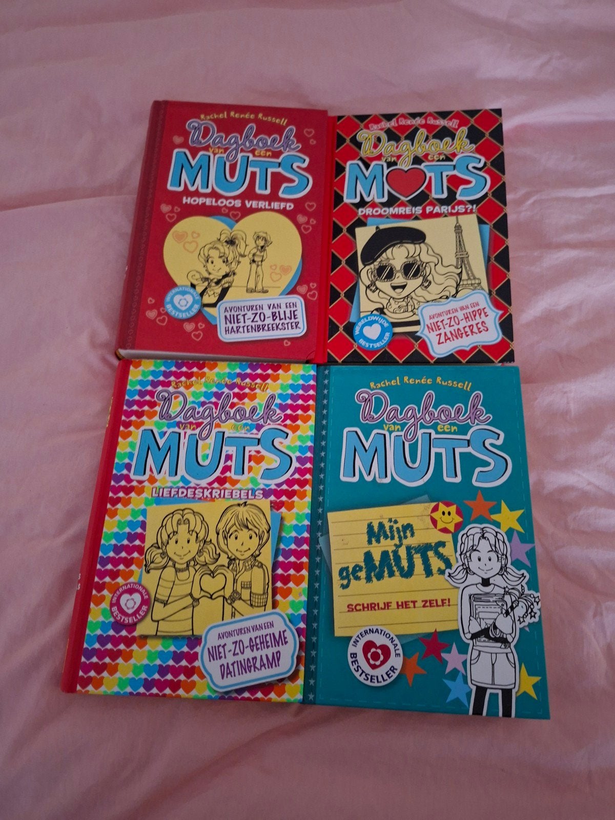 4x dagboek van een muts, Boeken, Ophalen of Verzenden, Zo goed als nieuw, Rachel Renée Russell., Verhalen