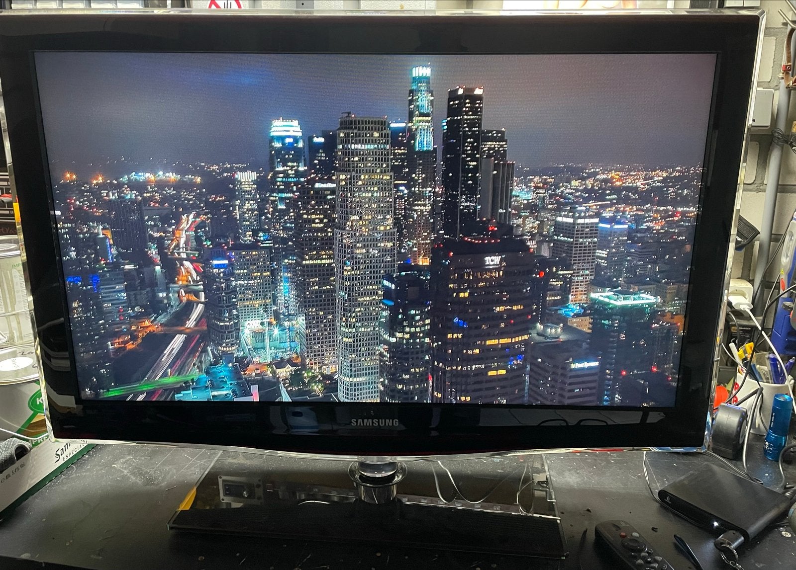 Samsung LE37B651T3P LCD TV - 37 inch Full HD, Ophalen, Gebruikt, 50 Hz, LCD