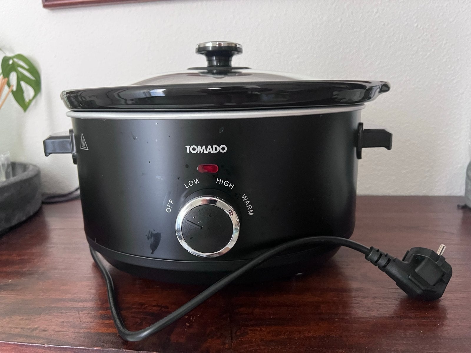 Tomado Slowcooker TSC3501B - 3.5 Liter - Zwart, Witgoed en Apparatuur, Ophalen of Verzenden, Zo goed als nieuw