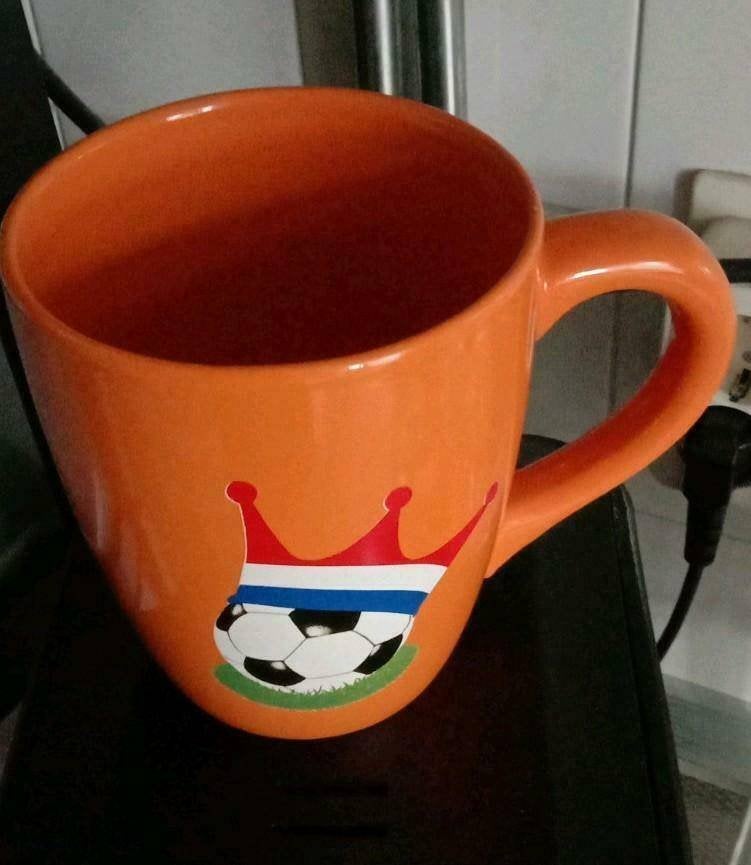 Super grote Oranje mok/beker, Verzenden, Zo goed als nieuw, Overige binnenlandse clubs, Overige typen