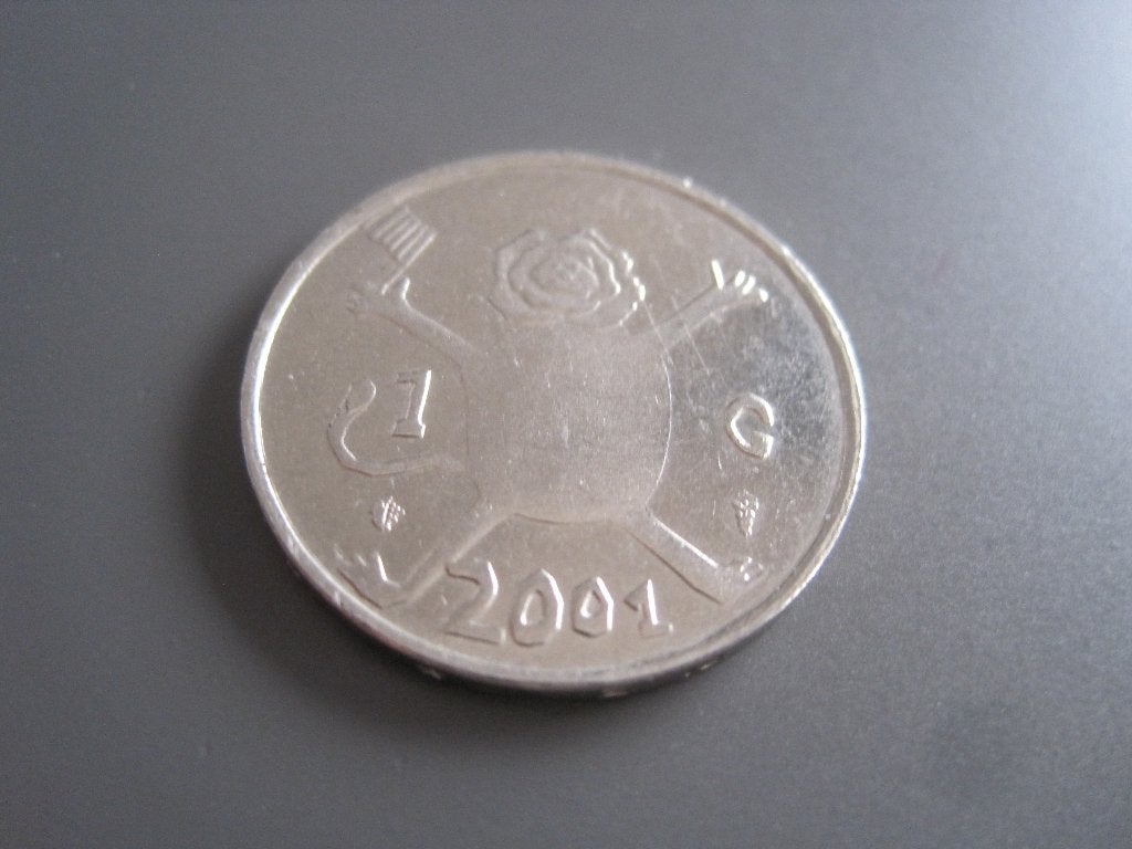 1 Gulden munt Koningin Beatrix 2001 "de laatste Gulden", Ophalen of Verzenden, Koningin Beatrix, 1 gulden, Losse munt