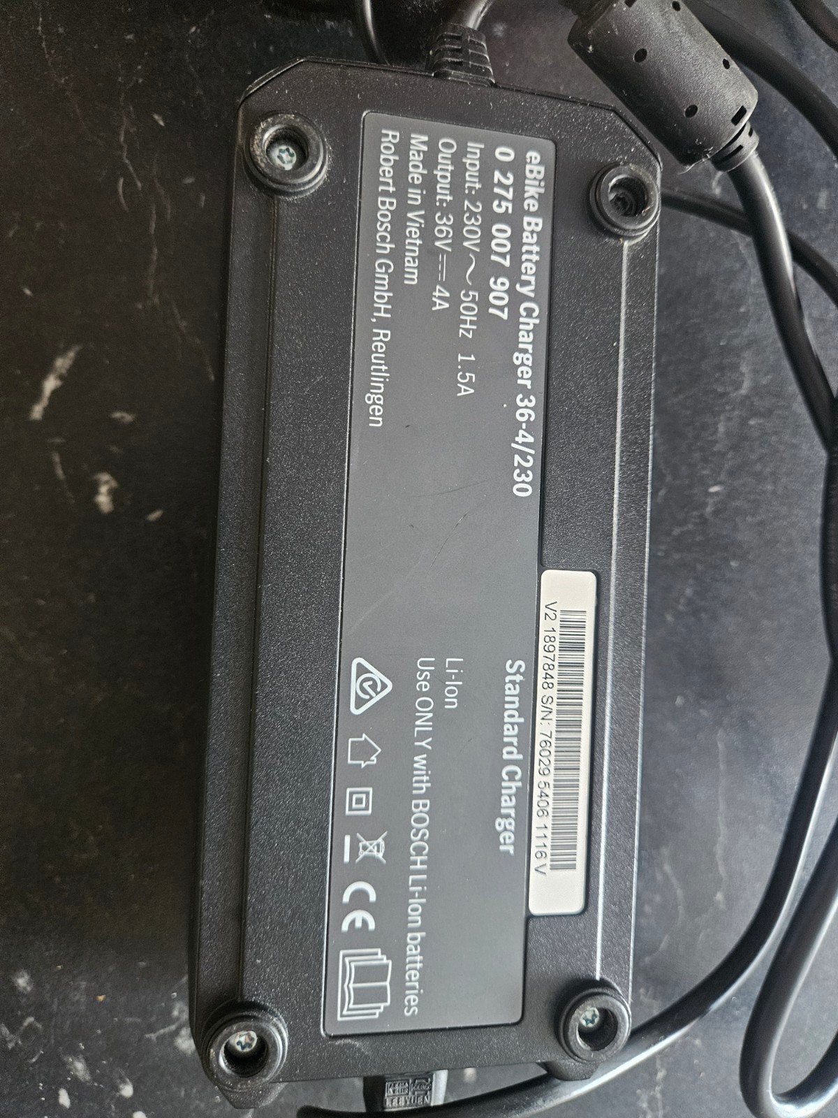 Bosch eBike Acculader 36V 4A - Standaard Lader, Ophalen of Verzenden