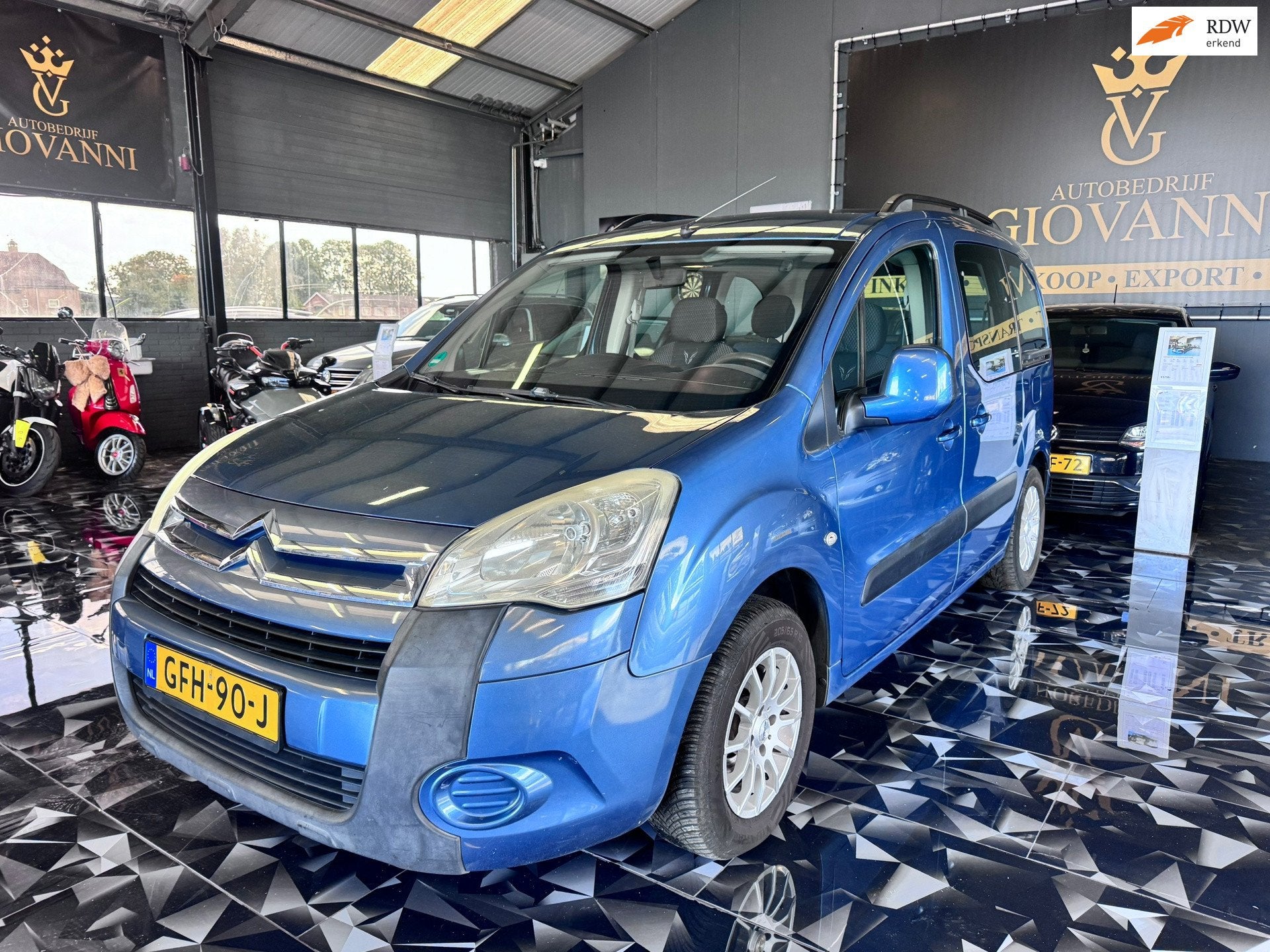 Citroen BERLINGO 1.6-16V Multispace INRUIL MOGELIJK, Auto's, Voorwielaandrijving, 4 cilinders, Blauw, Handgeschakeld