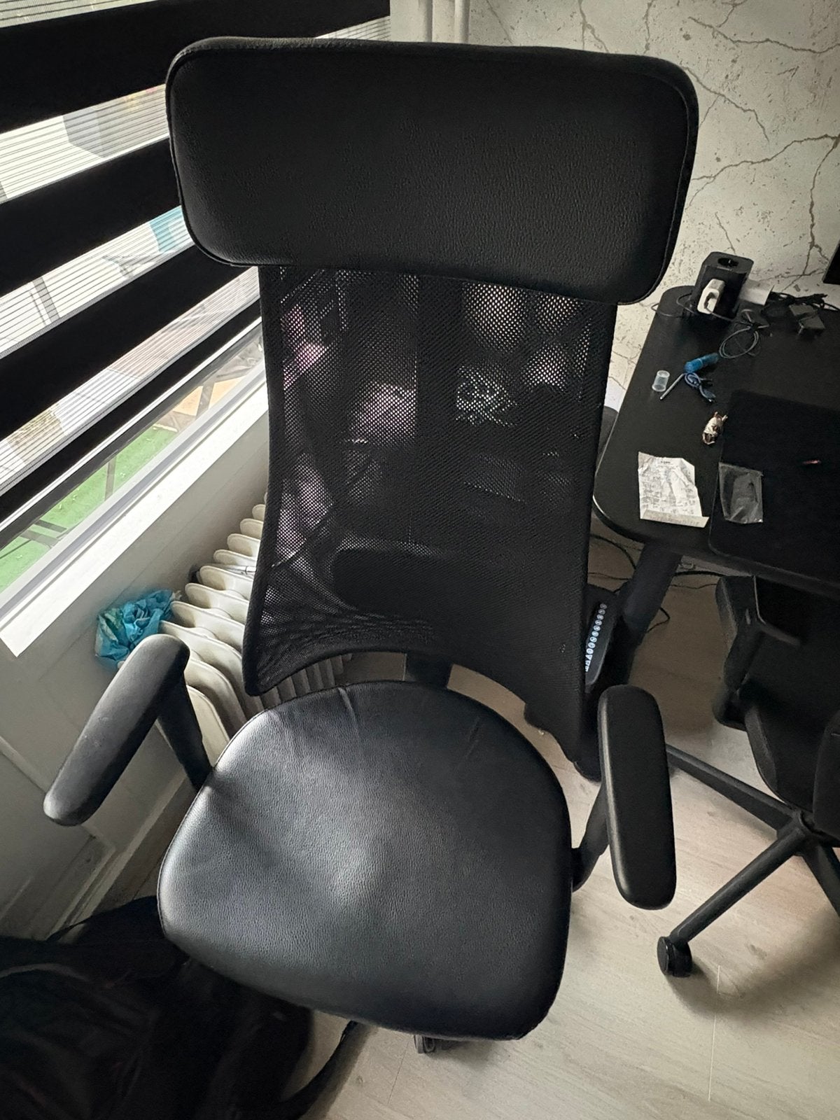 Ikea ergonomische bureaustoel, Huis en Inrichting, Bureaustoelen, Ophalen, Zwart, Zo goed als nieuw, Bureaustoel