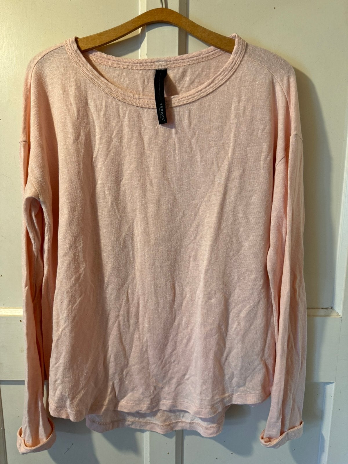 10 Days roze linnen longsleeve maat 36, Ophalen of Verzenden, Zo goed als nieuw, Lange mouw, Roze