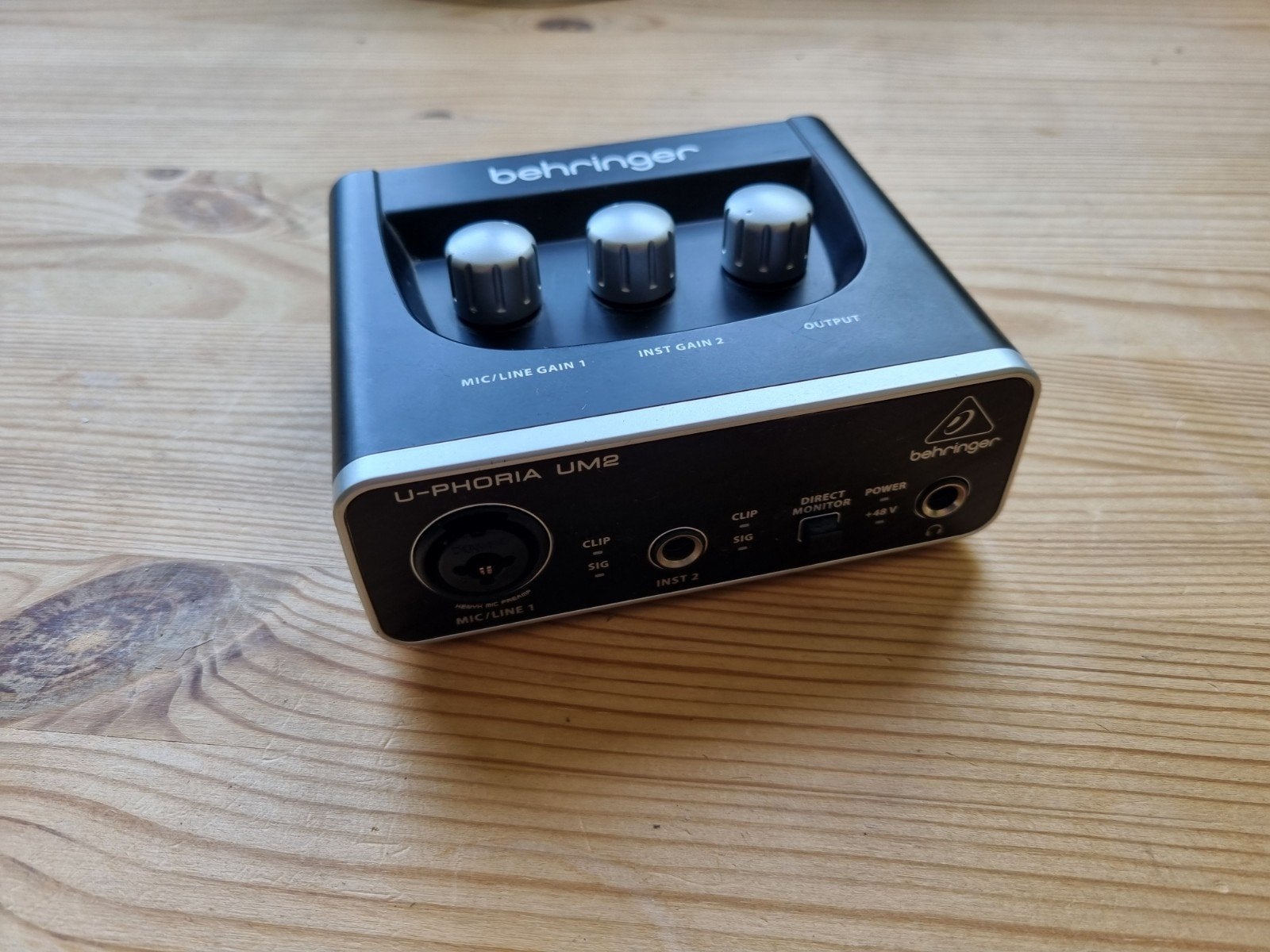 Behringer U-Phoria UM2 Audio Interface, Ophalen of Verzenden, Zo goed als nieuw