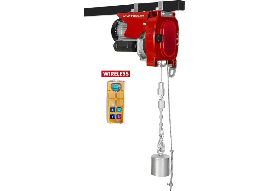Kabeltakel 500 kg 60m 230V type doorvoer draadloze bediening