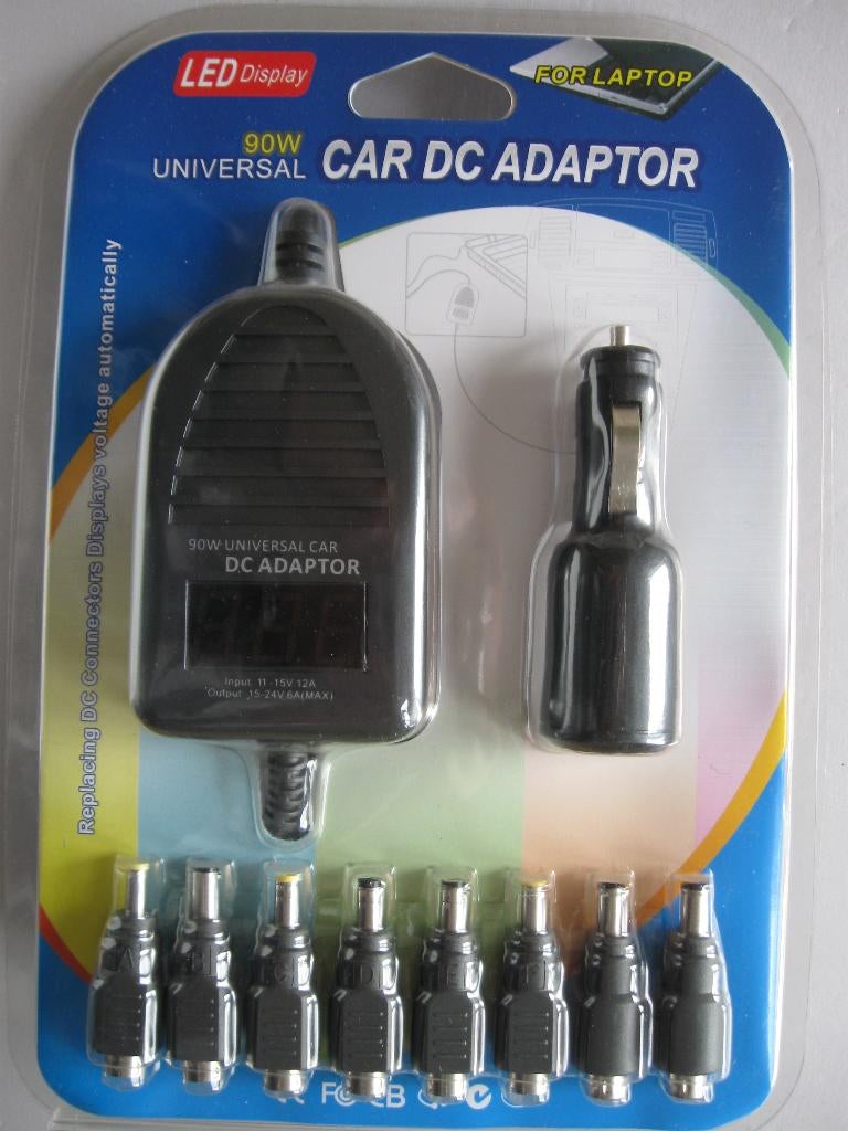 LAPTOP LADER – 90 WATT – VOOR 12 VOLT LADEN AUTO., Ophalen of Verzenden, Nieuw