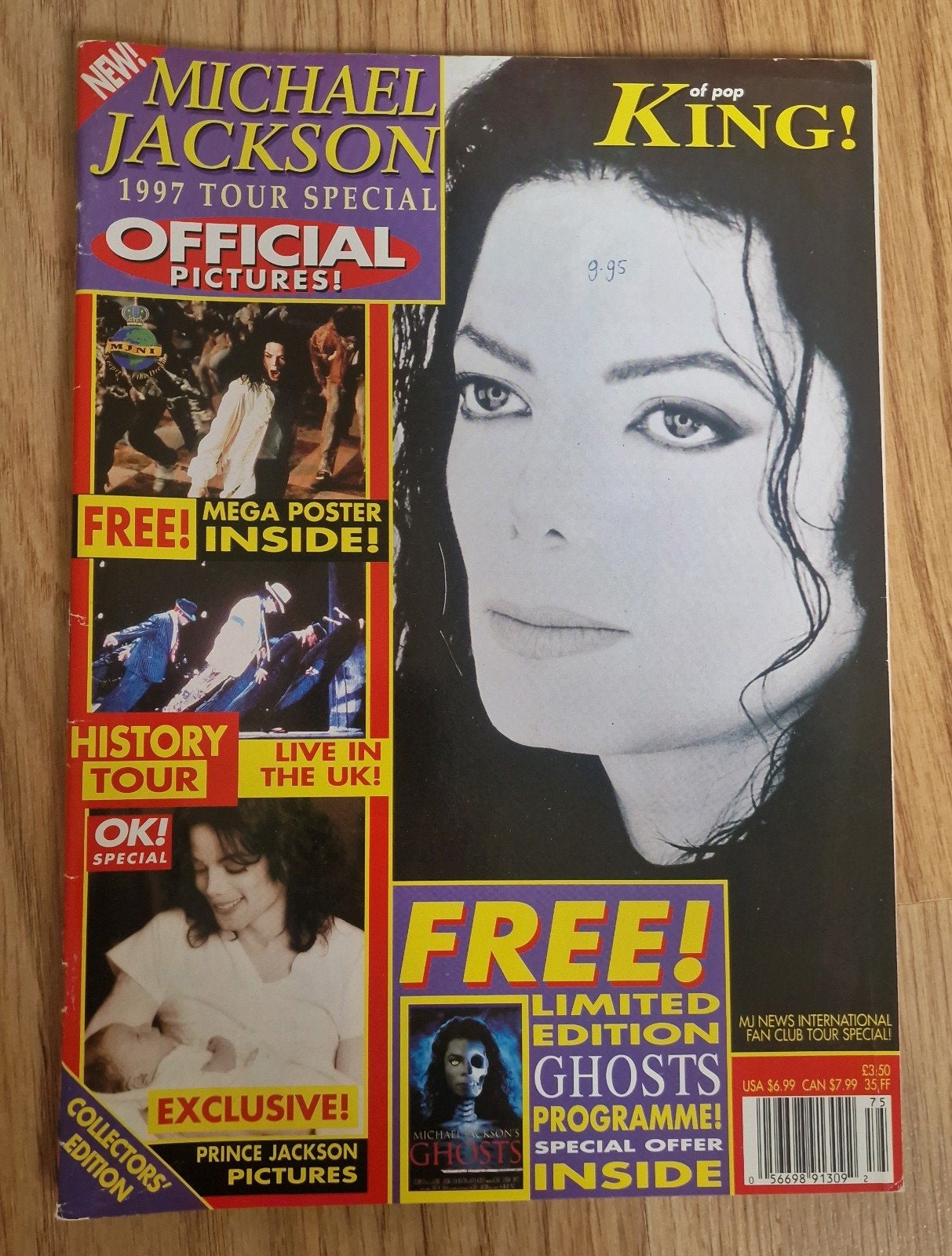 MJ King magazine - 1997 Tour Special, Verzenden